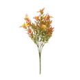 thumbnail image 2 of Autumn Yellow Artificial Floral Branches, Lifelike Plastic Fall Foliage Twigs, Seasonal Fake Flower Picks For Vase Arrangement Indoor Home Party Decor.13.7 In, 2 of 8