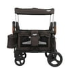 Keenz XC Plus 4 Person Luxury Push Pull Stroller Wagon w/Mesh Canopy & Sides, Charcoal