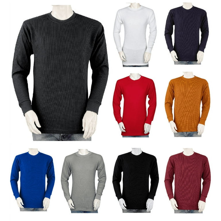 Styllion Big and Tall Mens Thermal Shirts TCLS (Navy, 2XLT