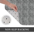thumbnail image 6 of Sikiie Black Leopard Print Flannel Anti-slip Floor Mat 16x24in, Thickened Dustproof Entrance Door Mat Floor Mat for Kitchen, Bathroom, Laundry Room, 6 of 7