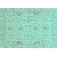 thumbnail image 1 of Ahgly Company Indoor Rectangle Oriental Light Blue Traditional Area Rugs, 6' x 9', 1 of 4