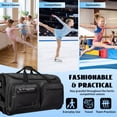 thumbnail image 3 of Fegat New Upgraded Dance Bag with Garment Rack,23" Lightweight Rolling Dance Duffel Bag Stable System Wheeled Costume Dance Bag for Dancers Shows Livestreamer Athletes, 3 of 9