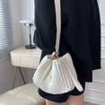 thumbnail image 3 of Bolsos pequeños plisados ​​de moda para mujer, bolsos de mensajero versátiles, bolsos de hombro, bolsos de cubo de moda, 3 of 4