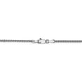 thumbnail image 3 of Real 14kt White Gold 1.4mm Diamond Cut Spiga Chain; 14 inch; Lobster Clasp; for Adults and Teens; for Women and Men, 3 of 4