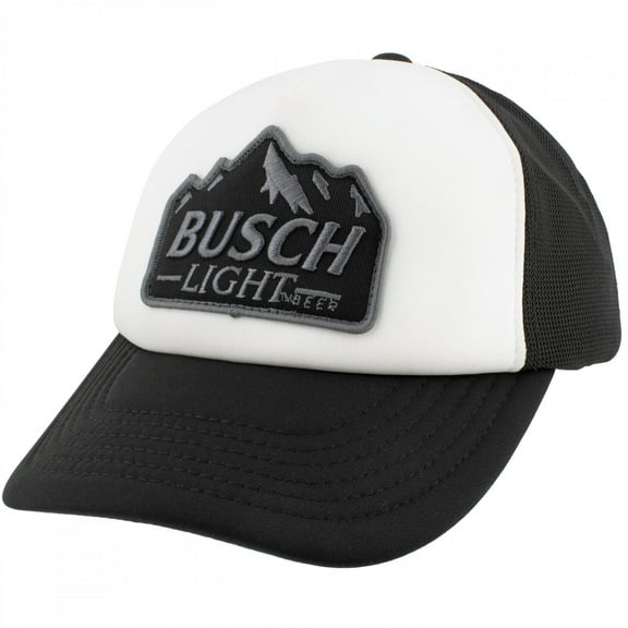 Busch Light Mountains Embroidered Logo Trucker Hat