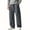 Dark Gray, variant on Eygvbb Men's Drawstring Sweatpants with Side Pockets Elastic Waist Wide Leg Loose Fit Trousers for Sports Gym Daily Wear and Relaxed Weekends