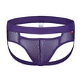 thumbnail image 2 of Vedolay Brief String Thongs for Men Underpants Breathable Briefs Men gifts for him,Purple S, 2 of 5