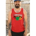 thumbnail image 4 of The Three Stooges Colorful Tank Top Funny 3 Wise Guys Curly Moe Larry Shemp Classic Retro American Legend Men's Top, 4 of 7