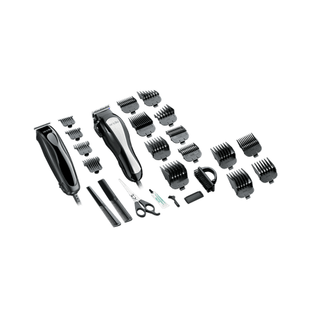 Haircutting Clipper - Andis Headliner Combo Haircutting Kit, Black, 27-Pieces