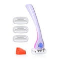 thumbnail image 1 of Kit de afeitado Billie Razor para mujer con 4 recambios y soporte DreamPop, 1 of 9