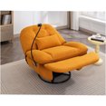 thumbnail image 6 of JERFIT Power Swivel Recliner Chair with Bluetooth, USB Charger, Glider Rocker for Living Room, Orange Fabric, 6 of 8