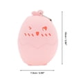 thumbnail image 2 of Unique Bargains 1 Pc Portable Cartoon Makeup Sponge Holder for Travel Pink Silicone, 2 of 6