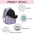 thumbnail image 2 of Boho paisley elephant school backpack for Student and Student, tribal floral mandala design, durable oxford cloth, adjustable straps, perfect for school, hiking, and travel, 2 of 3