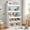 White, variant on Lukstr Kids Toy Storage Organizer with White Bookshelf, 6 Removable Toy Bins, 5-Tier Toy Organizers with Stuffed Animal Storage, Anti-Tip Design