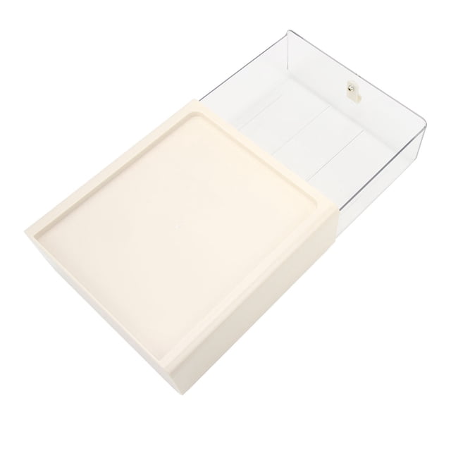 Caja De Almacenamiento De Cajones De Cajones De Escritorio Apilables Transparentes Con 4 Para Consultorio, Hogar, Dormitorio De Estudiantes, Clínica Médica, Fábrica,