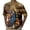 Brown, variant on Mens Easter Shirts Short Sleeved Festive Relaxed Print Mens Clothing,Blue,XL