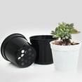 thumbnail image 3 of 10 macetas de plástico negro para suculentas, cuencos para engrosar bulbos suculentos, macetas redondas para flores, accesorios de jardín., 3 of 7