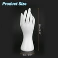 thumbnail image 2 of Hand Ring Holder, Hand Jewelry Holder Ring Display Stand Jewelry Display Bracelet Display Heavy Sturdy Base, White, 2 of 5