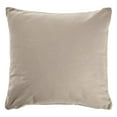 thumbnail image 3 of LR Home Gavin 18" x 18" Cream Solid Cotton Adult Decorative Throw Pillow Cover, 3 of 7