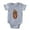 Heather Grey, variant on CafePress - Guadalupe - Cute Infant Baby Football Bodysuit