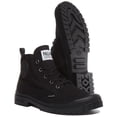 thumbnail image 5 of Palladium Pampa SP20 Hi Unisex Lightweight Lace Up Canvas Ankle Boot In Black Size 6, 5 of 6