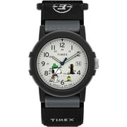 Timex TW4B29100JT 40 mm Mens Expedition Camper Watch - Black Fastwrap White Dial Black Case