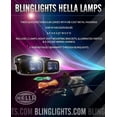 thumbnail image 5 of For Aprilia Caponord 6000K Hella Driving Lights Lamps Kit, 5 of 6