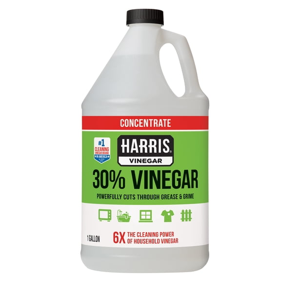 Harris 30% Concentrated Vinegar, Multi-Purpose Use for Home and Outdoor, 1 Gallon