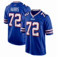thumbnail image 1 of Maillot de Football Adulte Buffalo Bills 72 Marcus Harris -3TG, 1 of 2