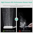 thumbnail image 4 of Duschkopf Regendusche Wassersparend Druckerhhend, Yeaupe Duschbrause Regendusche Mit 6 Strahlarten, Handbrause Regendusche Gro Hochdruck Duschkopf (1,, 4 of 5
