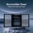 thumbnail image 3 of Moifoi 1.7 Cu. ft. Beverage Refrigerator Cooler, Mini Fridge with Glass Door, Exchangeable Door, Home/Bar/Office, 3 of 6