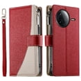 thumbnail image 1 of Funda cartera GANGXUN para Xiaomi Poco F7 Ultra , cuero PU con tarjetero, cremallera, correa de mano, soporte y protección 923°, 1 of 6