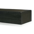 thumbnail image 2 of 72 in. Rustic Midnight Black Fireplace Mantel, 2 of 2