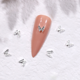 thumbnail image 3 of 10 piezas de arte de uñas con gemas de diamantes de imitación de cristal 3D, decoración para mujeres y niñas, 3 of 5
