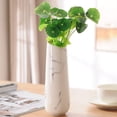thumbnail image 3 of White Ceramic Vases Elegant Design for Home Décor, 3 of 7