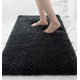 thumbnail image 2 of Alfombra de baño Disolla negra antideslizante, 60 x 90 cm, lavable, 2 of 9