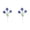 Sky Blue*2, variant on Artificial Morning Glory Bouquet Trumpet Flowers for Outdoor Garden Patio Fence Window Decor