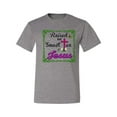 thumbnail image 2 of Wild Bobby, Raised On Sweet Tea & Jesus, Inspirational Christian, Men Graphic Tee, Heather Grey, 4X-Large, 2 of 5