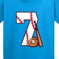 thumbnail image 4 of Inktastic Baseball Seventh Birthday Seven Years Old Youth T-Shirt, 4 of 5