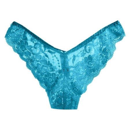 Iyufng Plus Size Panties for Women Women s Panties on Clearance Women Sexy Lace See-Through Breathable Soft Briefs Panties Lingerie Underwear Womens Panties Summer Savings Deals