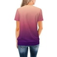 thumbnail image 5 of Aloohaidyvio Tops for Women ,Summer Classic T-Shirt Tees for Women Loose Short Sleeve Tops, 5 of 6