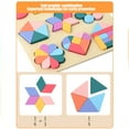 thumbnail image 4 of Wooden Puzzle Board, Geometry Learning Toy, Shape Matching Game, Educational Building Blocks, Math Teaching Toy, Kids Puzzle Toy, Early Education Toy, Montessori Learning Toy, Shape Sorter, 4 of 6