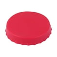 thumbnail image 2 of Silicone Soda Can Lids, 1 Pack Reusable Soda Can Cover Stopper Protector for Beer Drink Juice Beverage, Fits Standard Cans, Red, 2 of 9