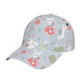 thumbnail image 1 of Balery Bunny cartoon with easter Gorra de béisbol de tamaño ajustable para correr, entrenar y actividades al aire libre. Gorra de papá para todas las estaciones., 1 of 6