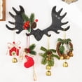 thumbnail image 4 of Sungmor Rústico de Hierro Fundido con Cuernos de Alce para Pared Hooks - Perchero Decorativo Resistente para Sombreros, Llaves, Bolsas y Chaquetas - Decoración de Pared Estilo Cabaña y Cabaña, 4 of 7