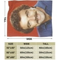 thumbnail image 3 of Tom Selleck Blanket Ultra-Soft Micro Fleece Blanket Warm Cozy Plush Bed Blanket Lightweight Sofa Throw Blanket, 3 of 6