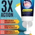 thumbnail image 3 of Foot Cream | Athlete’s Foot Cream for Cracked Heels, Dry Skin & Itchy Feet | Relieves Itching, Burning & Redness | Antifungal Treatment Helps with Nail Fungus, Jock Itch & Ringworm | 4.05 fl oz, 3 of 5