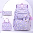 thumbnail image 4 of Fgnfyis School Backpack with Lunch and Pencil Three Piece Bundle Kids Backpack for School Light Purple, 4 of 5