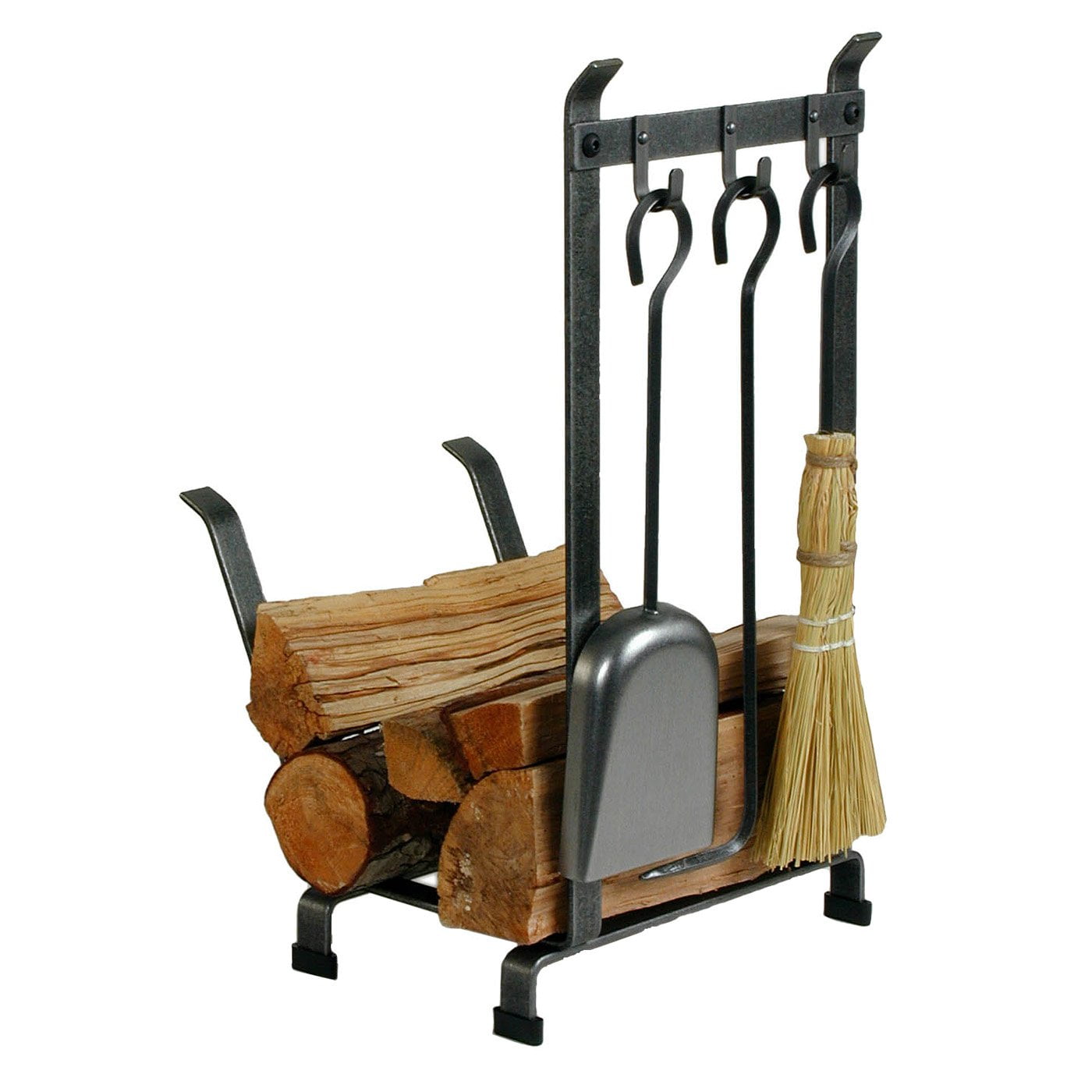 Enclume Design Country Home Log Rack with Tools by Enclume