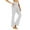 Gray, variant on LLYwey s Cargo Pants for Women Ladies Pockets Solid Color Casual Elastic Hip Lifting Sports Nude Feeling Yoga Leggings Quick Drying Pants New Full Length Pants Regular Fitted Navy M
